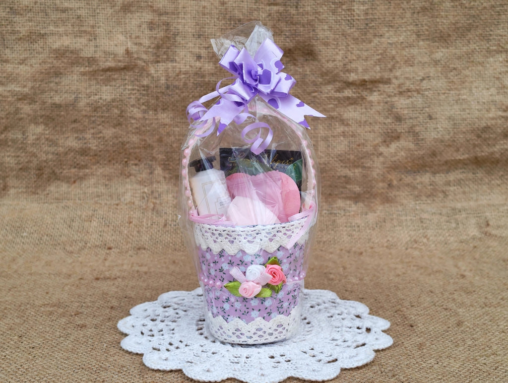 Cestita de Baño Decorativa con Cosmética (Regalo)