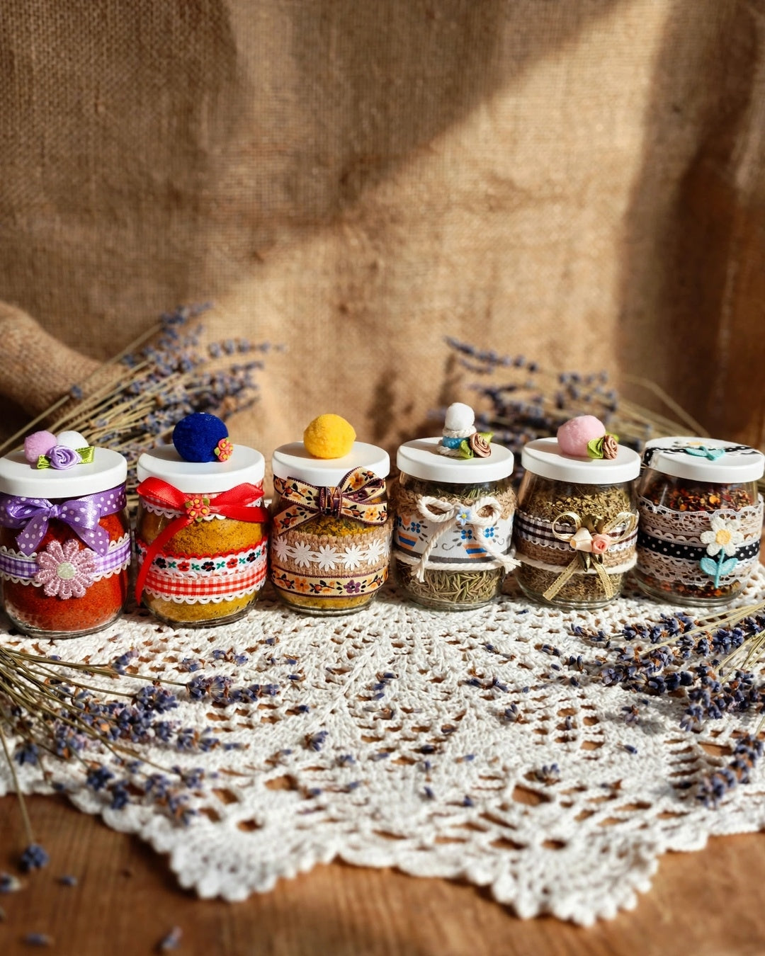 Tarros Especieros artesanales (opciones en pack)