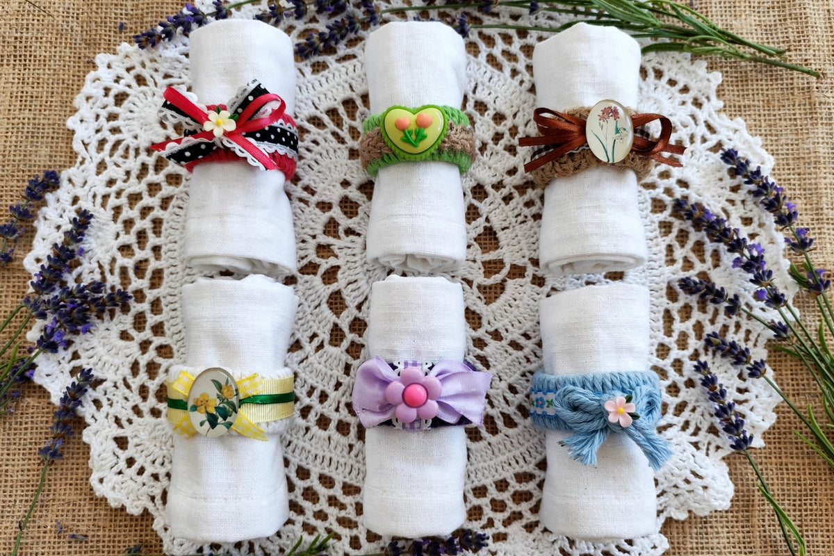 Servilleteros artesanales desde 2,50 € (Packs)