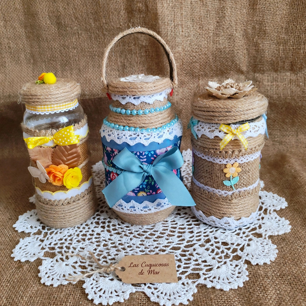 Botes decorados -unidad o pack - desde 8 euros