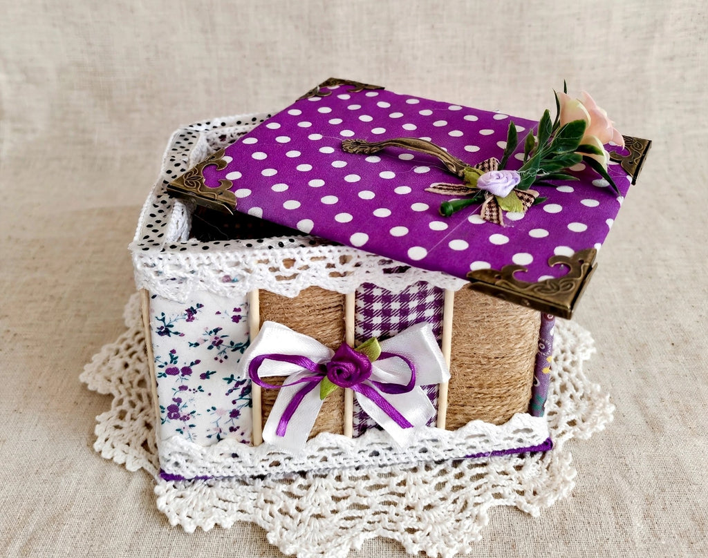 Cajas artesanales retro vintage