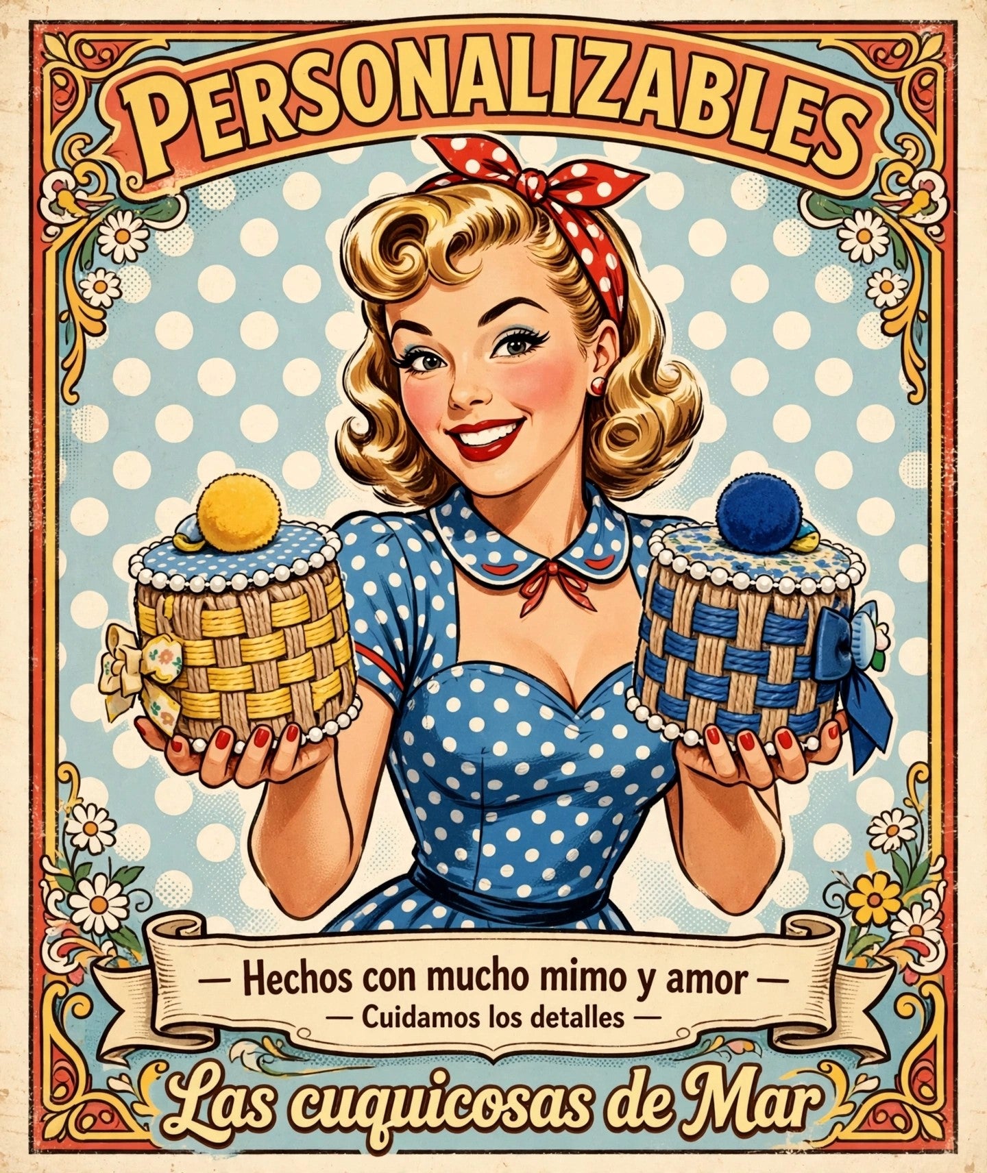 Botecitos artesanales divertidos y vintage