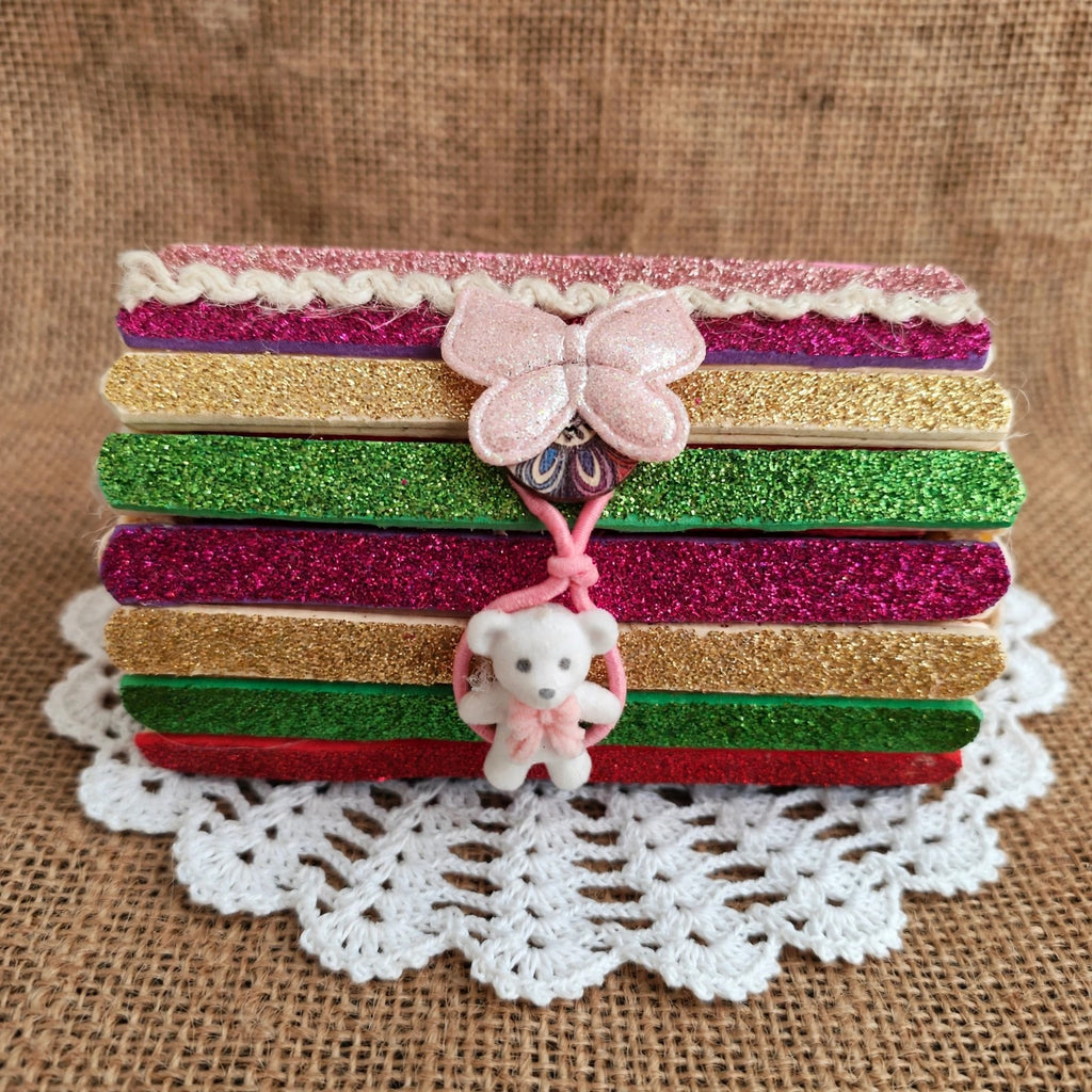 Cofre Joyero Artesanal Multicolor arco iris