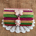 Cofre Joyero Artesanal Multicolor arco iris